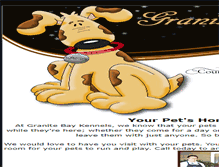 Tablet Screenshot of granitebaykennel.com